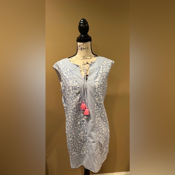 Vineyard Vines Dresses & Skirts - Vineyard Vines Ladies‎ Blue/White Cotton Dress S